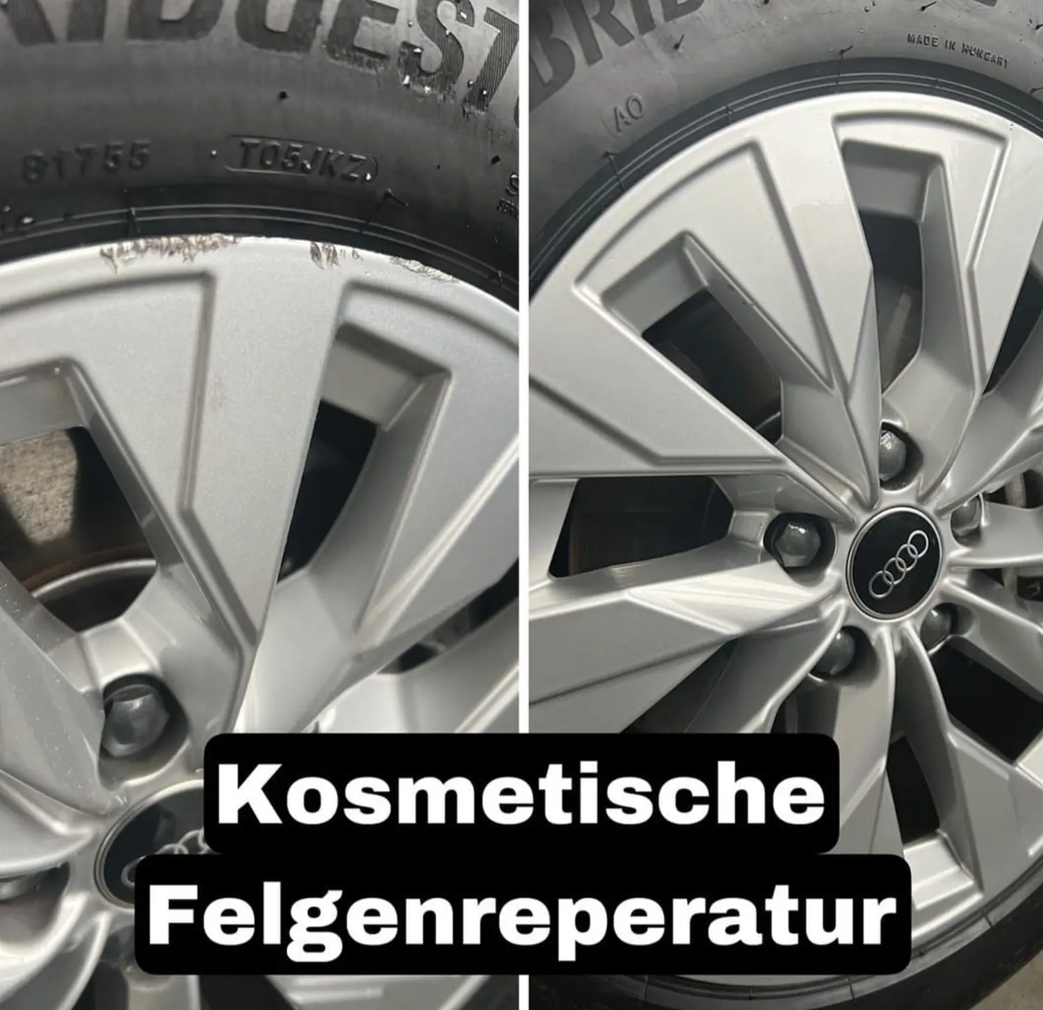 Kosmetische Felgereparatur von Glamour Car KFZ Service Gawenda